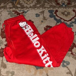 Hello Kitty Red Joggers